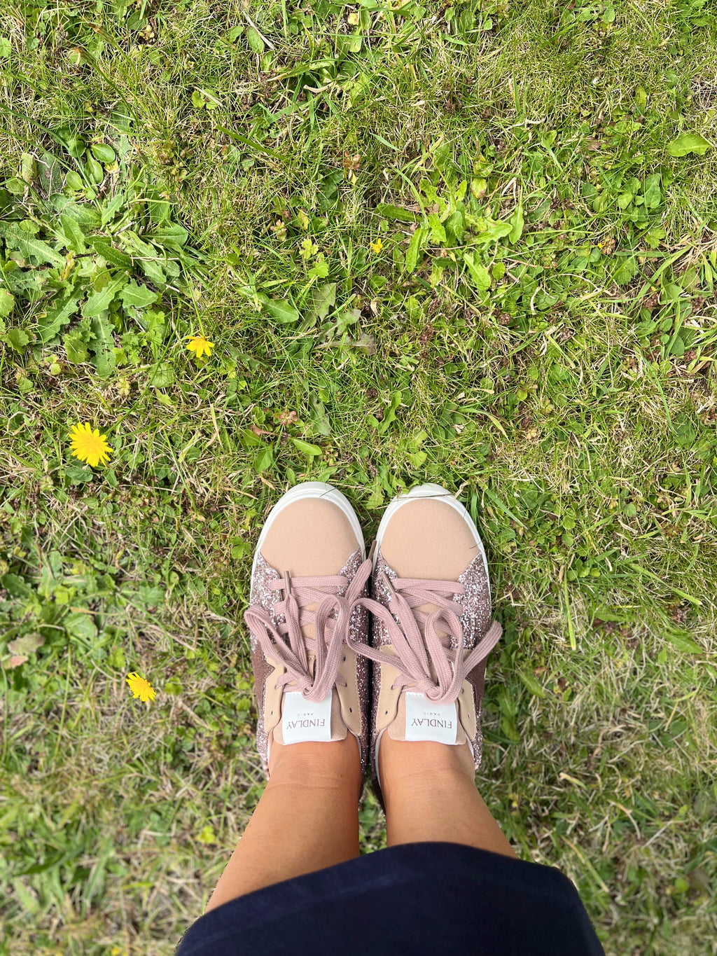 Baskets étoile champagne