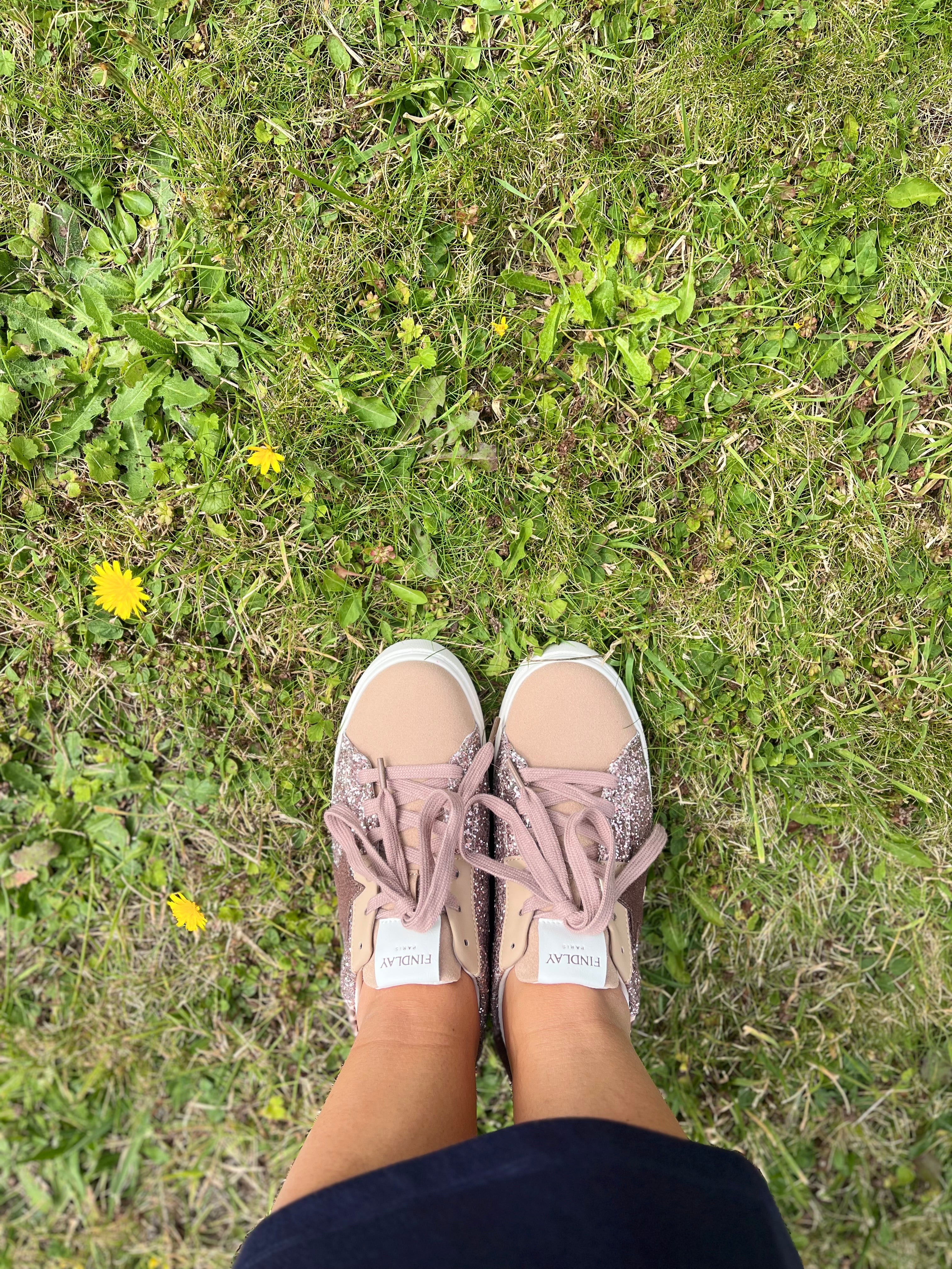 Baskets étoile champagne