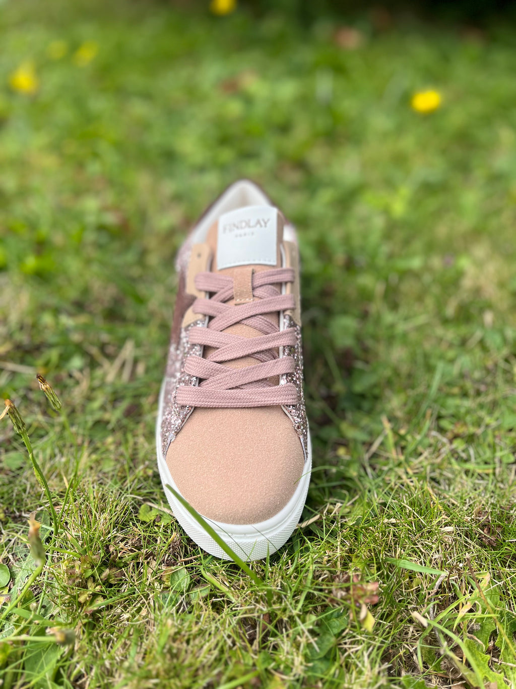 Baskets étoile champagne