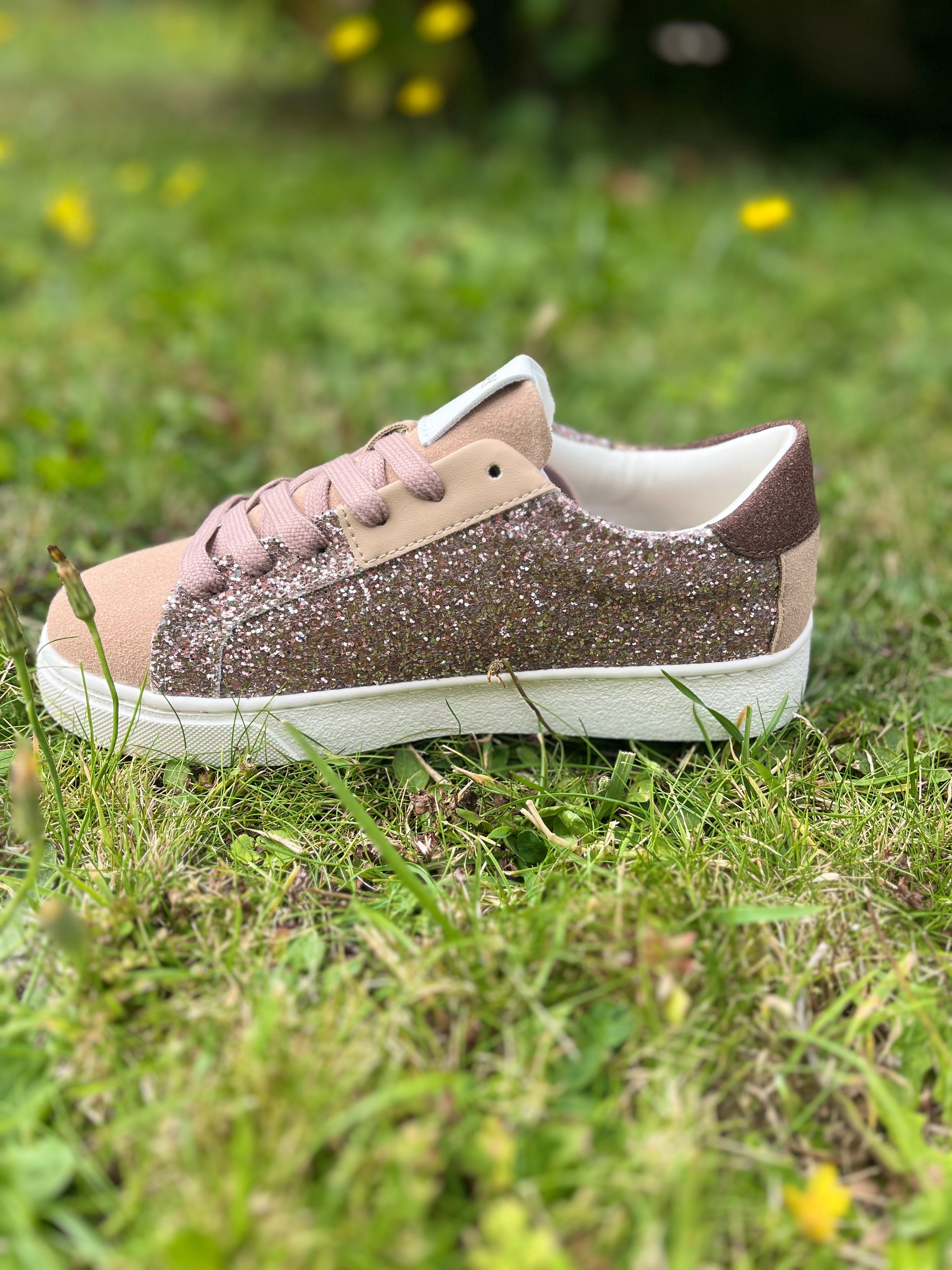 Baskets étoile champagne